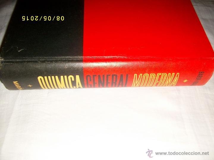 Libros de segunda mano de ciencias: QUIMICA GENERAL MODERNA 1958 - Foto 2