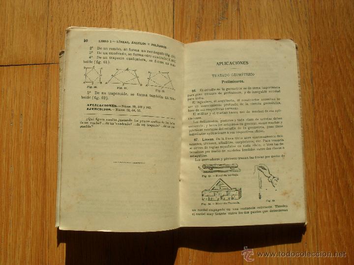 Libros de segunda mano de ciencias: LECCIONES ELEMENTALES DE GEOMETRIA, Segundo Grado, Ediciones Bru&ntilde;o - Foto 3