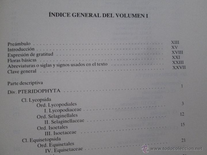 Libros de segunda mano: FLORA IBERICA. 4 TOMOS. E.D. REAL JARDIN BOTANICO. - Foto 7