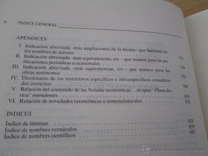 Libros de segunda mano: FLORA IBERICA. 4 TOMOS. E.D. REAL JARDIN BOTANICO. - Foto 27