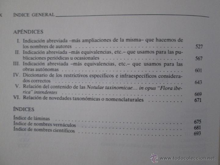 Libros de segunda mano: FLORA IBERICA. 4 TOMOS. E.D. REAL JARDIN BOTANICO. - Foto 43