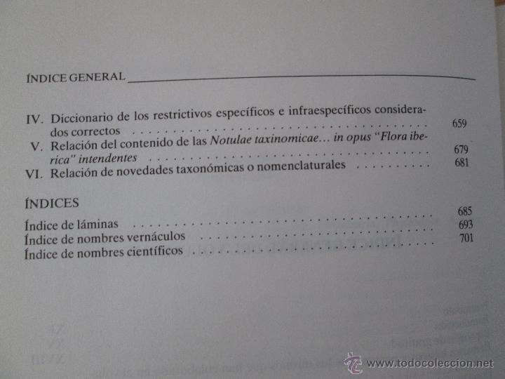 Libros de segunda mano: FLORA IBERICA. 4 TOMOS. E.D. REAL JARDIN BOTANICO. - Foto 63