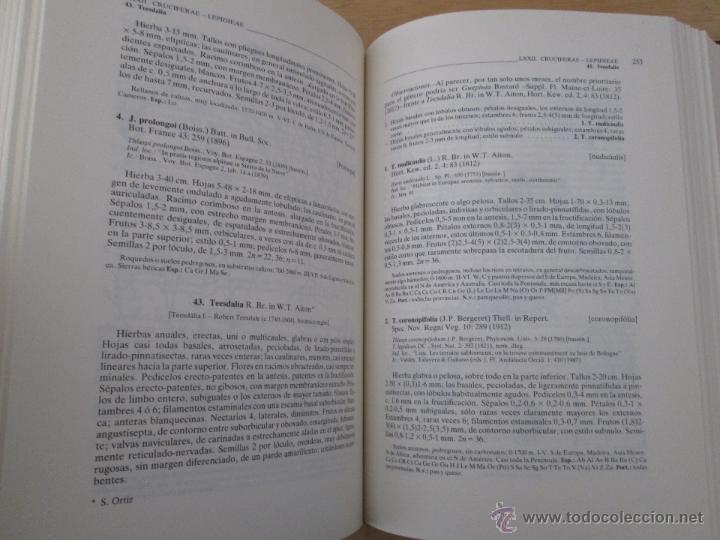 Libros de segunda mano: FLORA IBERICA. 4 TOMOS. E.D. REAL JARDIN BOTANICO. - Foto 69