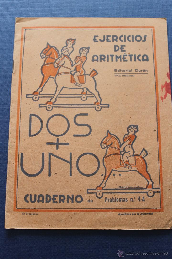 Libros de segunda mano de ciencias: DOS MAS UNO EJERCICIOS DE ARITMETICA EDITORIAL DURAN INCA MALLORCA - Foto 1