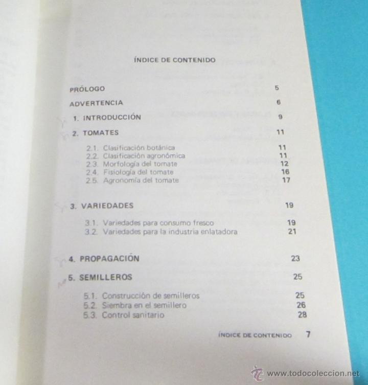 Libros de segunda mano: MANUALES PARA EDUCACI&Oacute;N AGROPECUARIA. TOMATES - Foto 2
