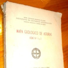 Livros em segunda mão: MAPA GEOLOGICO DE ASTURIAS. HOJAS Nº 1 Y 2. ESTUDIO DE LA REGION DEL CABO DE PEÑAS. Lote 50117291