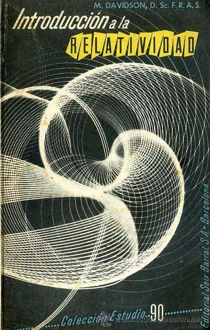 Libros de segunda mano de ciencias: DAVIDSON : INTRODUCCI&Oacute;N A LA RELATIVIDAD (ESTUDIO SEIX BARRAL, 1953) - Foto 1
