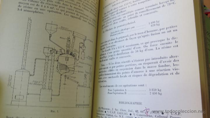 Libros de segunda mano de ciencias: MUY RARO ! RESINES ALKYDES-POLYESTERS. J. BOURRY. ED. DUNOD. 1952 - Foto 8