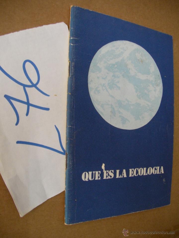 Libros de segunda mano: QUE ES LA ECOLOGIA - ENVIO GRATIS A ESPA&Ntilde;A - Foto 1