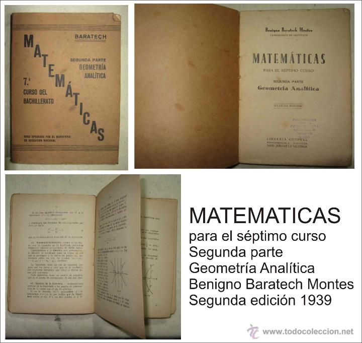 Libros de segunda mano de ciencias: Matem&aacute;ticas para el S&eacute;ptimo curso , Baratech - Foto 1