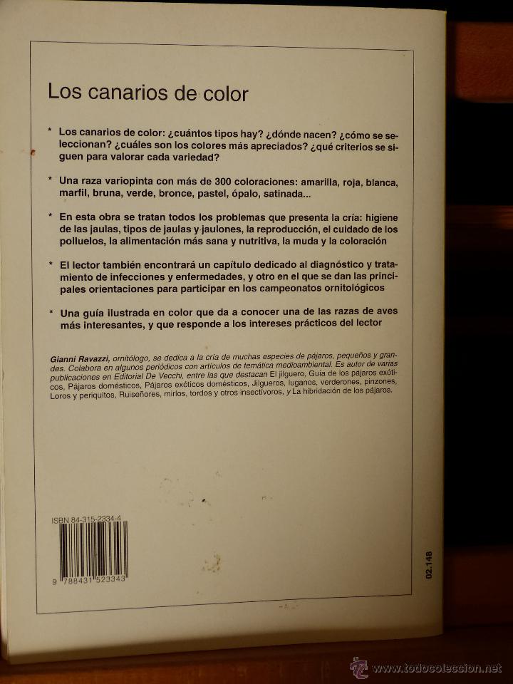 Libros de segunda mano: LOS CANARIOS DE COLOR - GIANNI RAVAZZI - Foto 2