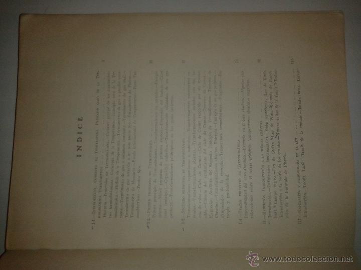 Libros de segunda mano de ciencias: INDICE - Foto 3