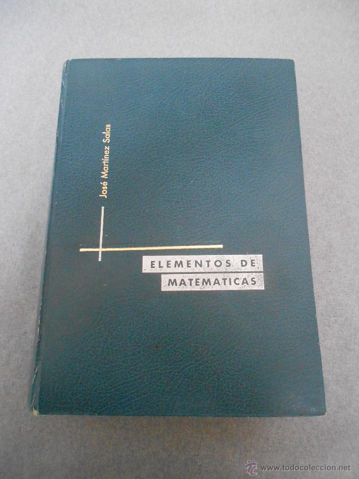 Libros de segunda mano de ciencias: ELEMENTOS DE MATEMATICAS - Foto 1