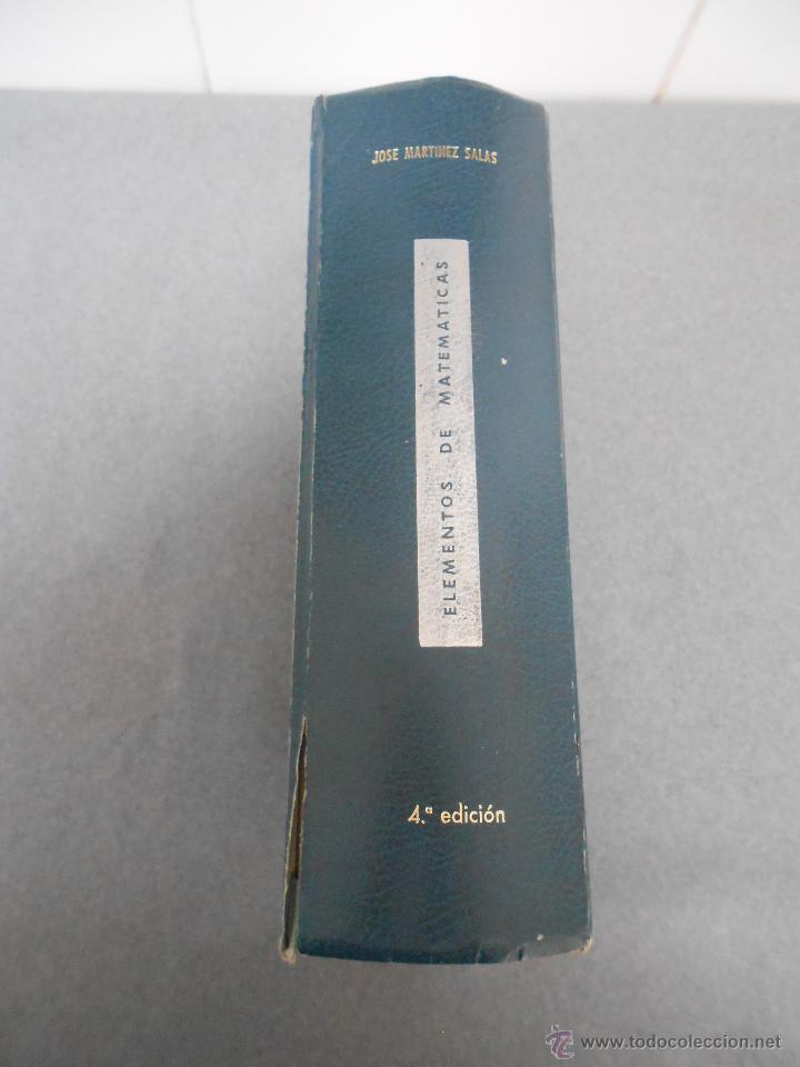 Libros de segunda mano de ciencias: ELEMENTOS DE MATEMATICAS - Foto 2