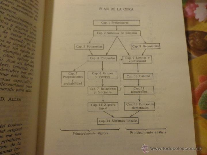 Libros de segunda mano de ciencias: Introducci&oacute;n a la Matem&aacute;tica moderna - Foto 3