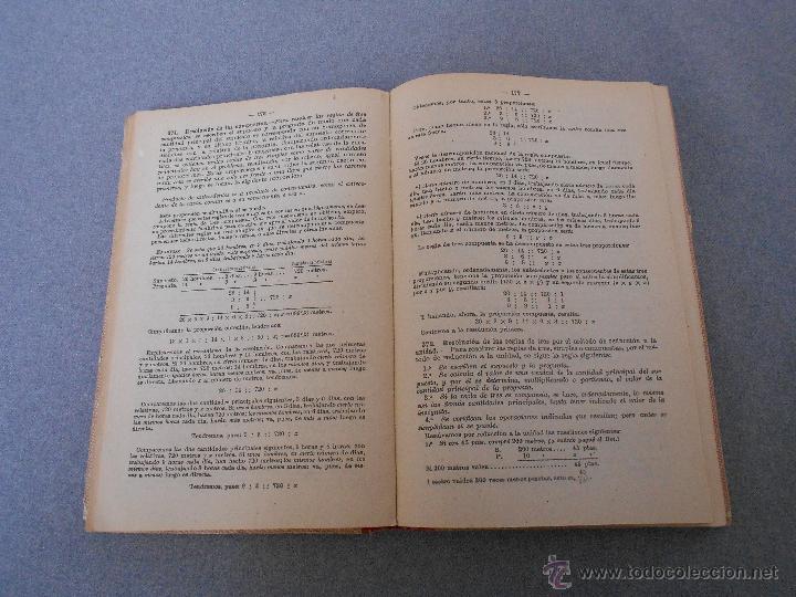 Libros de segunda mano de ciencias: ARITMETICA RAZONADA Y NOCIONES DE ALGEBRA - Foto 6