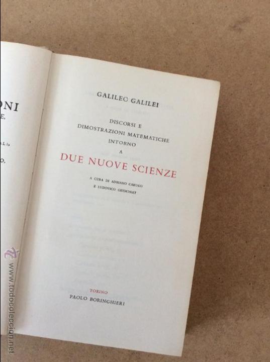 Libros de segunda mano de ciencias: GALILEO GALILEI - Foto 2