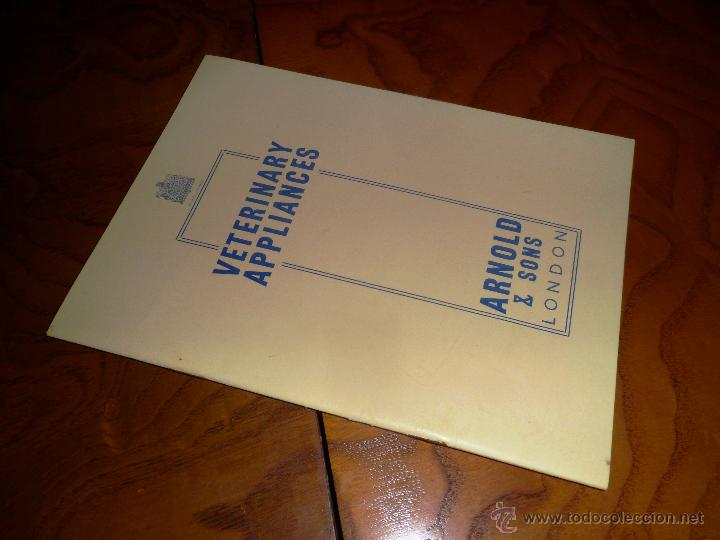 Libros de segunda mano: VETERINARY APPLIANCES. ARNOLD SONS LONDON. - Foto 8