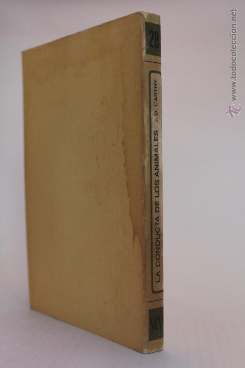 Libros de segunda mano: La Conducta de los Animales - J. D. Carthy - (1969) - Foto 2