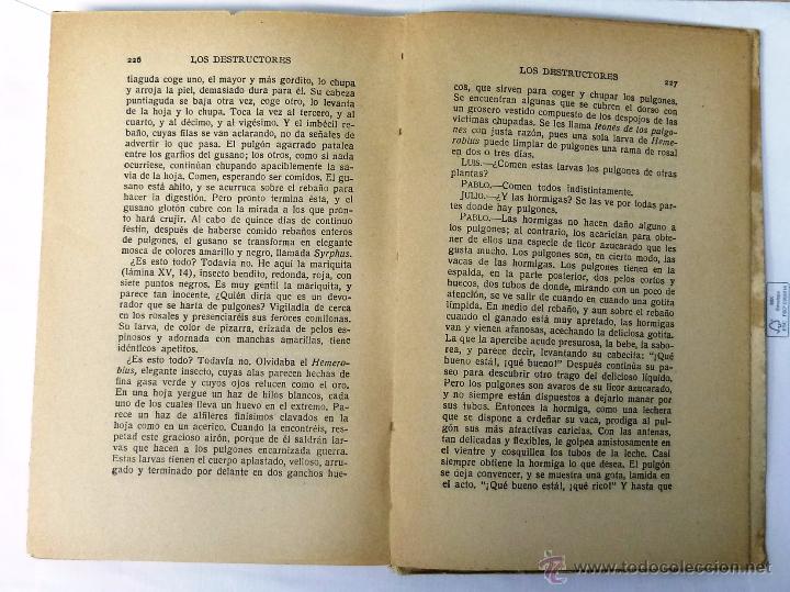 Libros de segunda mano: LOS DESTRUCTORES. J. H. FABRE. ESPASA-CALPE 1951. - Foto 4