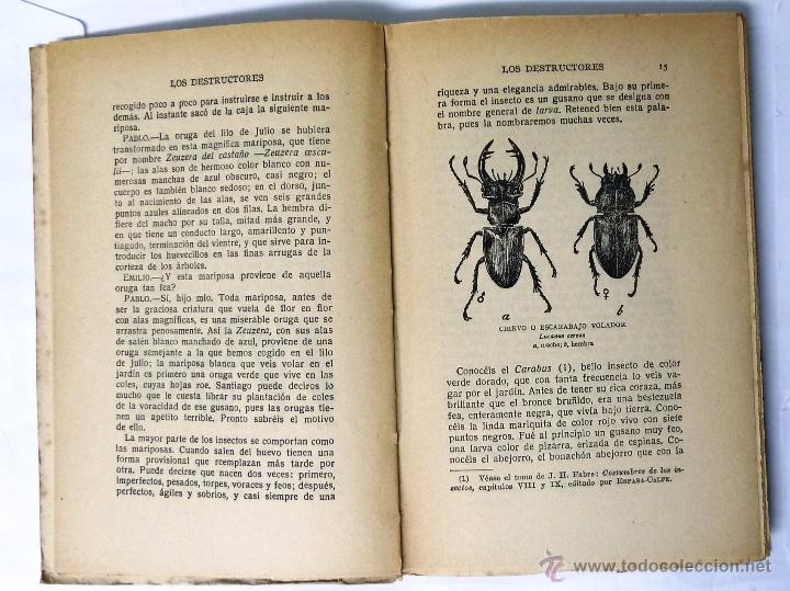 Libros de segunda mano: LOS DESTRUCTORES. J. H. FABRE. ESPASA-CALPE 1951. - Foto 5