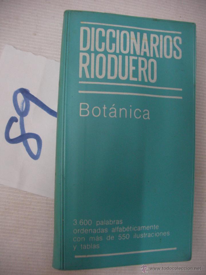 Libros de segunda mano: DICCIONARIOS RIODUERO - BOTANICA - Foto 1