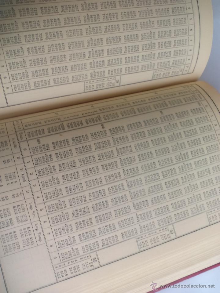 Libros de segunda mano de ciencias: Tablas de logaritmos. L. Schr&ouml;n. 1942. Editorial Victoriano Suarez. - Foto 6