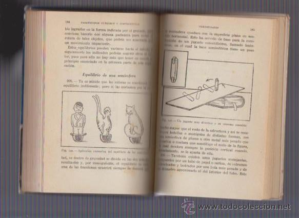 Libros de segunda mano de ciencias: PASATIEMPOS CURIOSOS &Eacute; INSTRUCTIVOS - M. VALLV&Eacute; - J. MONTES&Oacute; EDITOR 1944 - Foto 2