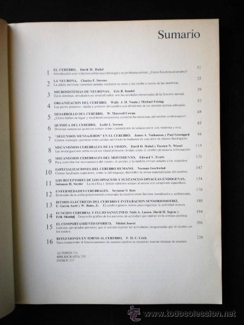 Libros de segunda mano: Diversos (Scientific American): El cerebro, Ed. Labor, 1983 - Foto 5