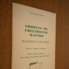 Libros de segunda mano: ARBOLES DE CRECIMIENTO RAPIDO PARA LAS PROVINCIAS DEL LITORAL CANTABRICO / LUIS SÁNCHEZ GAVITO