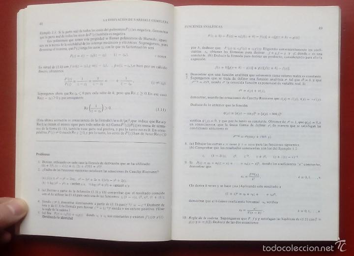 Libros de segunda mano de ciencias: Curso de Variable Compleja - Levinson - Redheffer -1990 - Foto 9