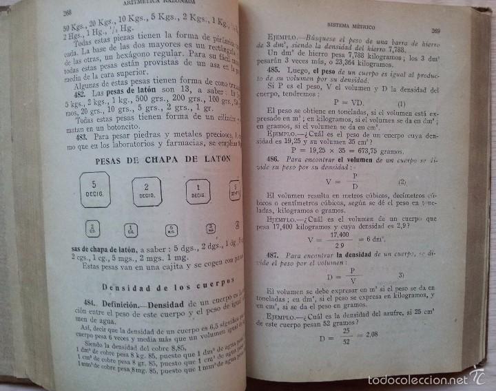Libros de segunda mano de ciencias: ARITMETICA RAZONADA CURSO SUPERIOR - EDICIONES BRU&Ntilde;O TERCERA EDICION - Foto 3