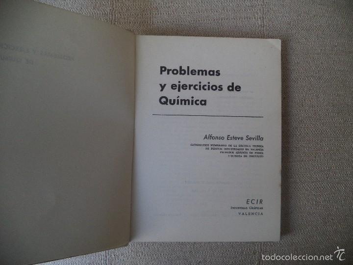 Libros de segunda mano de ciencias: Problemas y Ejercicios de Quimica. - Foto 2