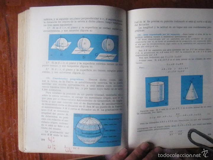 Libros de segunda mano de ciencias: libro de matematicas SM 4&ordm; CURSO 1967 PRECIOSO - Foto 5
