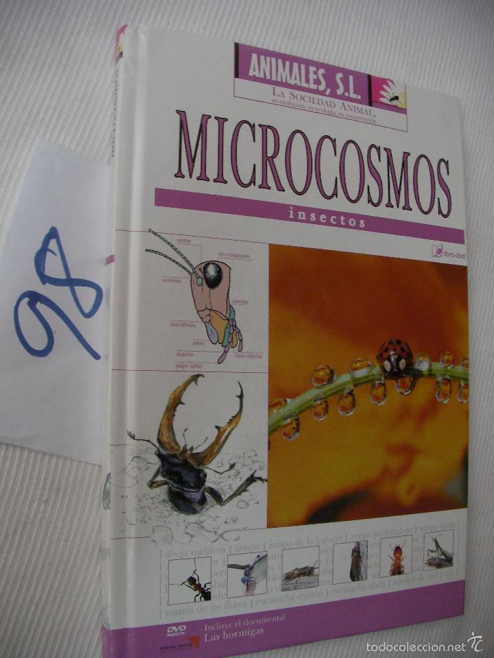 Libros de segunda mano: LIBRO Y DVD MICROCOSMOS - INSECTOS - Foto 1
