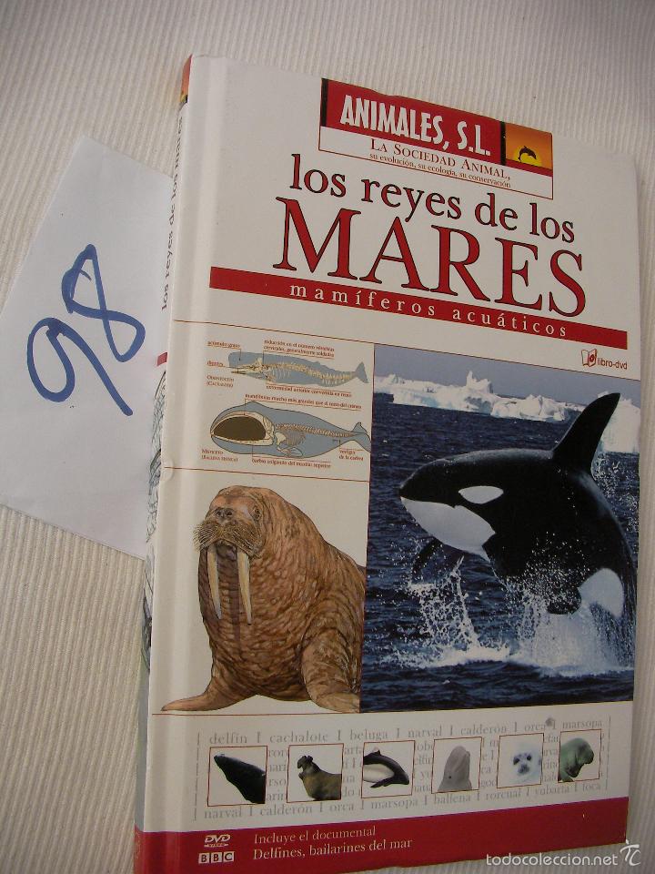 Libros de segunda mano: LIBRO Y DVD LOS REYES DE LOS MARES - MAMIFEROS ACUATICOS - ENVIO GRATIS A ESPA&Ntilde;A - Foto 1