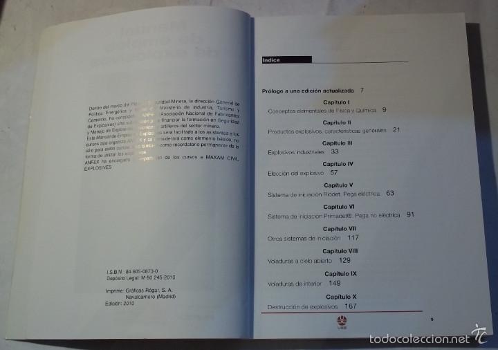 Libros de segunda mano: MANUAL DE EMPLEO DE EXPLOSIVOS - MINISTERIO DE INDUSTRIA - Foto 3