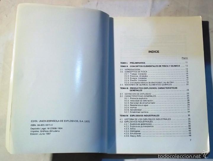 Libros de segunda mano: MANUAL DE EMPLEO DE EXPLOSIVOS -UNION ESPA&Ntilde;OLA DE EXPLOSIVOS - Foto 3