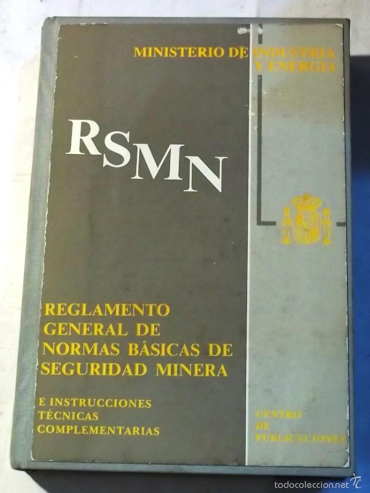 Libros de segunda mano: REGLAMENTO GENERAL DE NORMAS BASICAS DE SEGURIDAD MINERA - MINISTERIO DE INDUSTRIA - Foto 1