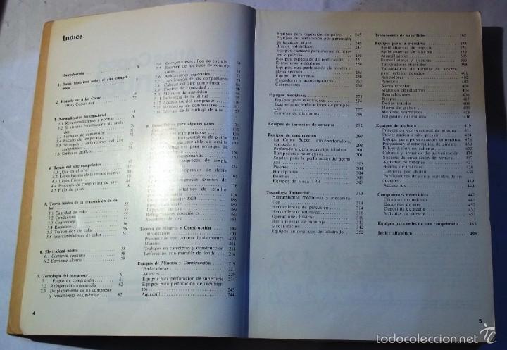 Libros de segunda mano: ATLAS COPCO MANUAL - TECNICA DEL AIRE COMPRIMIDO - 2&ordf; EDICION - Foto 2