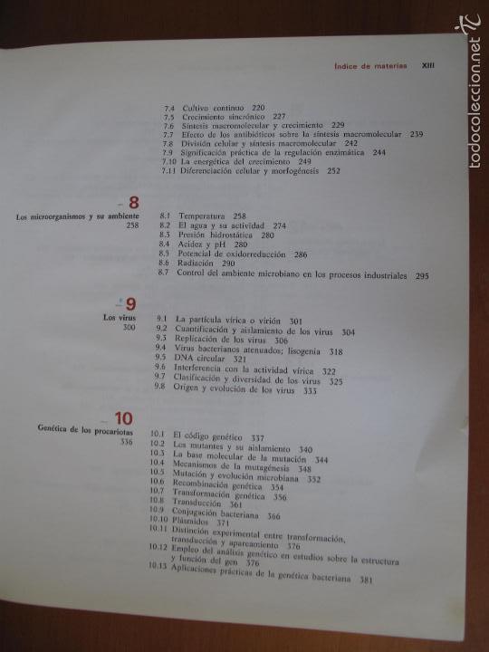 Libros de segunda mano: BIOLOGIA DE LOS MICROORGANISMOS.- THOMAS D. BROCK.- EDICIONES OMEGA. - Foto 5