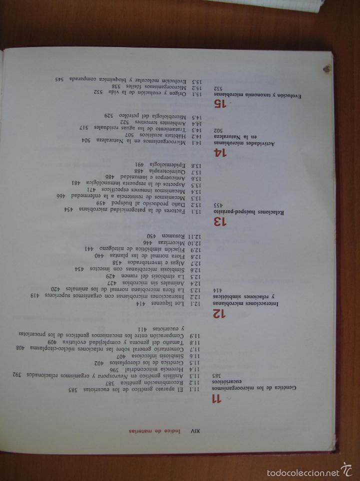 Libros de segunda mano: BIOLOGIA DE LOS MICROORGANISMOS.- THOMAS D. BROCK.- EDICIONES OMEGA. - Foto 6