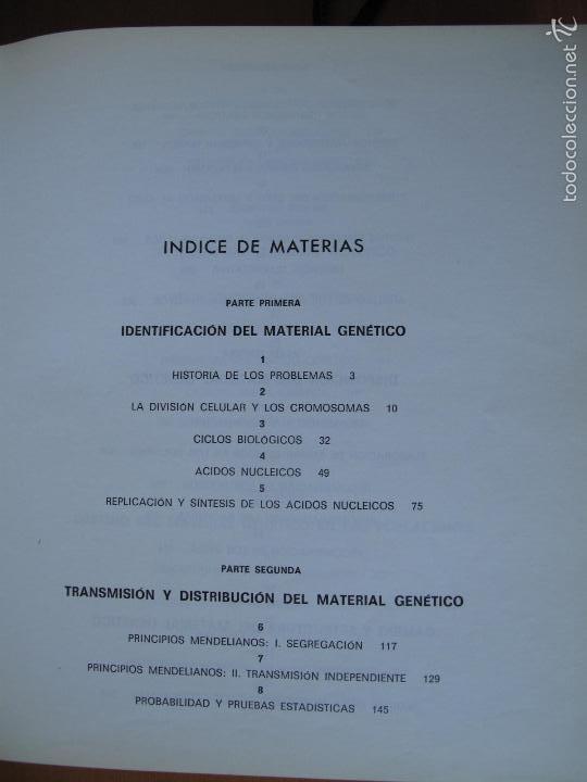 Libros de segunda mano: GEN&Eacute;TICA.- MONROE W. STRICKBERGER.- 2&ordf; EDICI&Oacute;N. EDICIONES OMEGA. 1978 - Foto 3