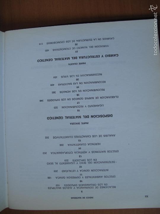 Libros de segunda mano: GEN&Eacute;TICA.- MONROE W. STRICKBERGER.- 2&ordf; EDICI&Oacute;N. EDICIONES OMEGA. 1978 - Foto 4