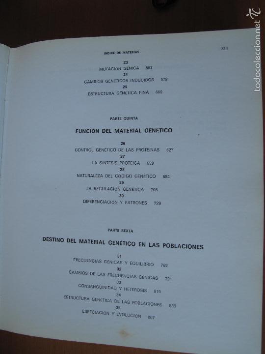 Libros de segunda mano: GEN&Eacute;TICA.- MONROE W. STRICKBERGER.- 2&ordf; EDICI&Oacute;N. EDICIONES OMEGA. 1978 - Foto 5