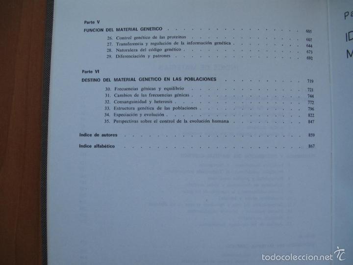 Libros de segunda mano: GEN&Eacute;TICA.- MONROE W. STRICKBERGER.- 1&ordf; EDICI&Oacute;N. EDICIONES OMEGA. 1974 - Foto 4