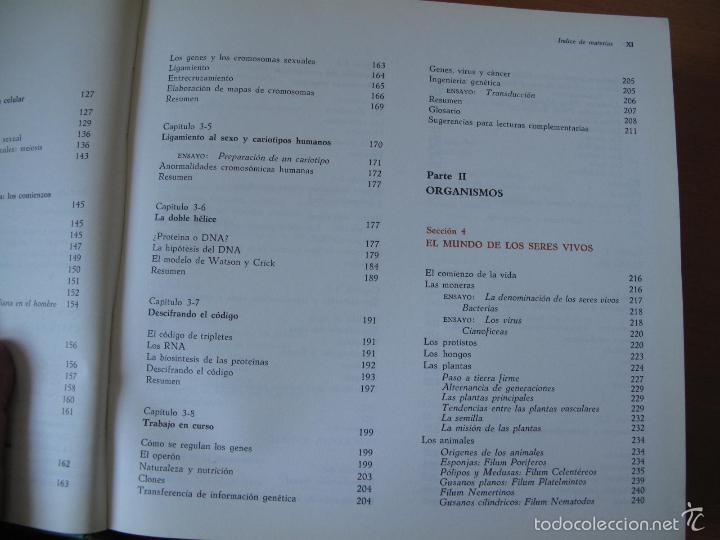 Libros de segunda mano: BIOLOG&Iacute;A GENERAL.- HELENA CURTIS.- EDICIONES OMEGA. - Foto 5