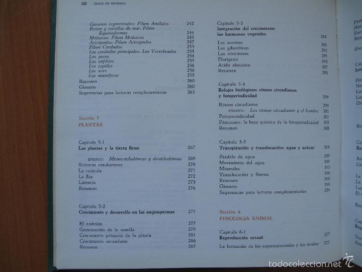 Libros de segunda mano: BIOLOG&Iacute;A GENERAL.- HELENA CURTIS.- EDICIONES OMEGA. - Foto 6