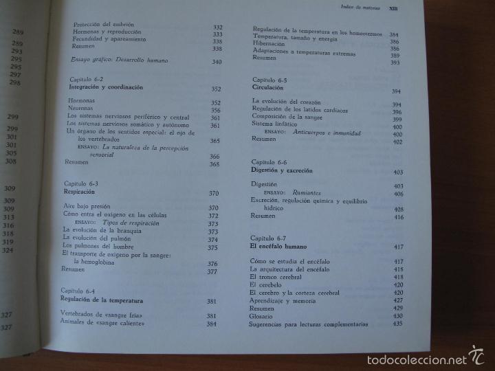 Libros de segunda mano: BIOLOG&Iacute;A GENERAL.- HELENA CURTIS.- EDICIONES OMEGA. - Foto 7