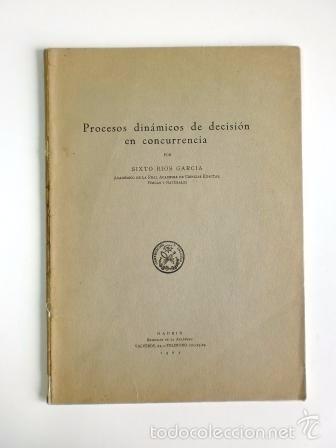 Libros de segunda mano de ciencias: PROCESOS DIN&Aacute;MICOS DE DECISI&Oacute;N EN CONCURRENCIA - Foto 1